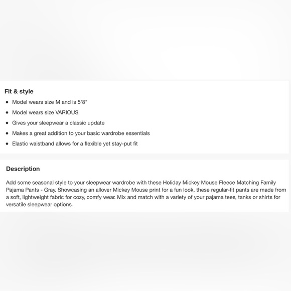 XXL 3pc Fleece Pant SET Mens Mickey Disney Christmas Plaid Pajama PJ Wondershop - Picture 5 of 7